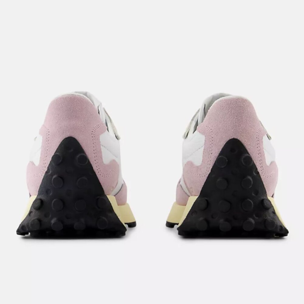 New Balance Women's White Pink and Maroon Retro Runners - Picture 6 of 10